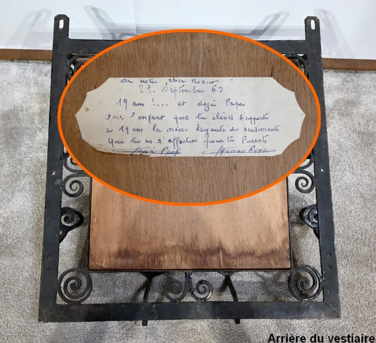 Vestiaire Porte-Bagage en Fer Forgé – 1960