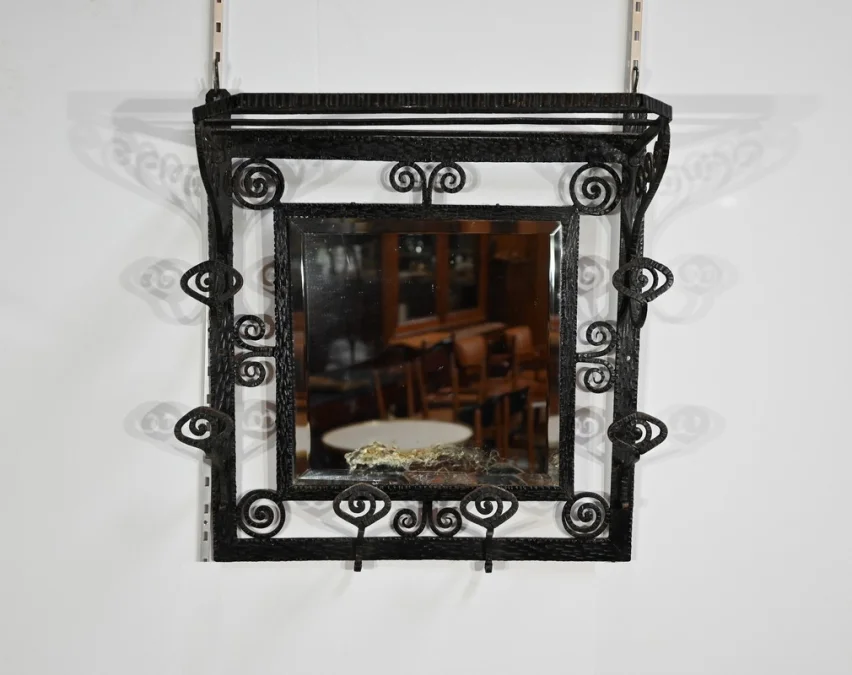 Vestiaire Porte-Bagage en Fer Forgé – 1960