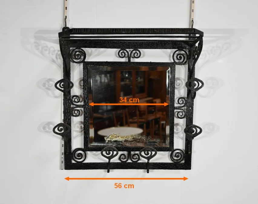 Vestiaire Porte-Bagage en Fer Forgé – 1960