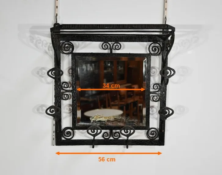 Vestiaire Porte-Bagage en Fer Forgé – 1960