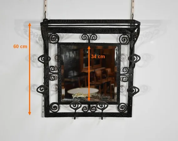 Vestiaire Porte-Bagage en Fer Forgé – 1960