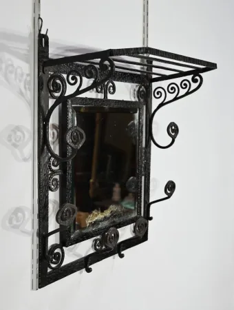 Vestiaire Porte-Bagage en Fer Forgé – 1960