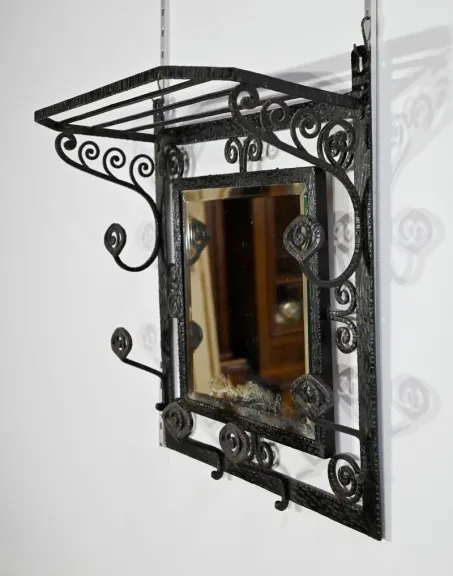 Vestiaire Porte-Bagage en Fer Forgé – 1960