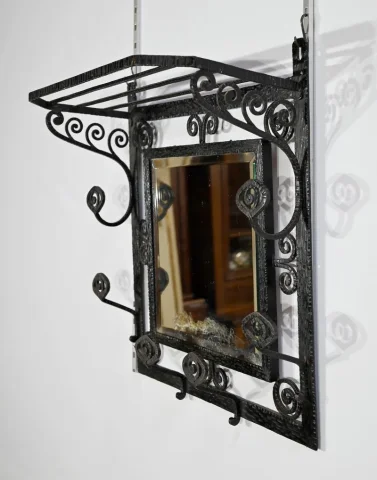 Vestiaire Porte-Bagage en Fer Forgé – 1960