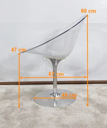 Fauteuil Pivotant ERO/S/ par Philippe Starck pour Kartell  - 2000