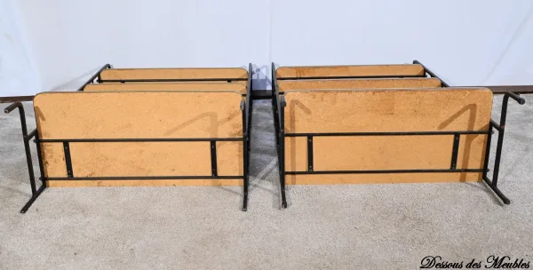 Paire d’Etagères en Métal et Stratifié – 1950