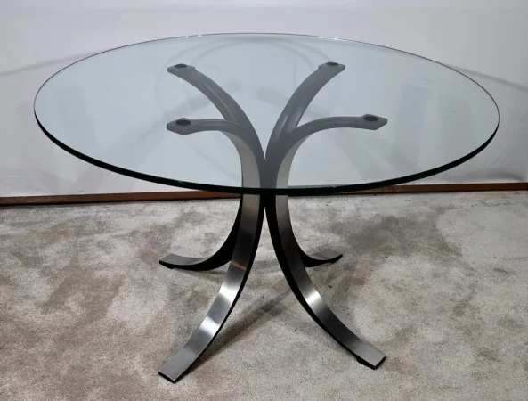 Table T69 Cristal, par E.Gerli et O.Borsani pour Tecno – 1963
