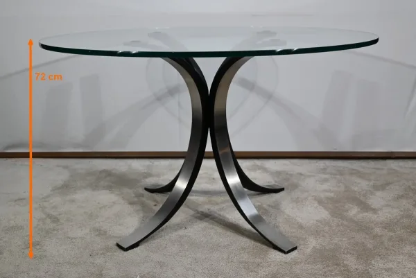 Table T69 Cristal, par E.Gerli et O.Borsani pour Tecno – 1963