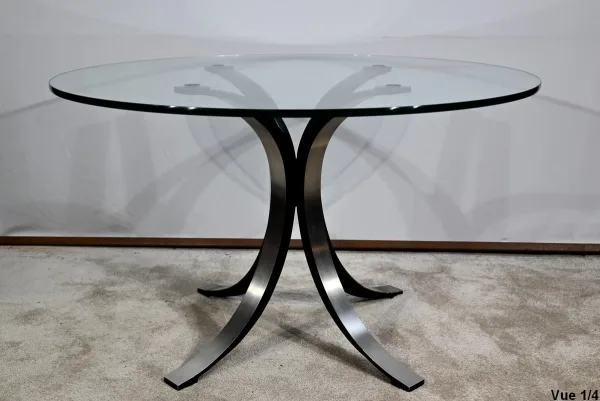 Table T69 Cristal, par E.Gerli et O.Borsani pour Tecno – 1963