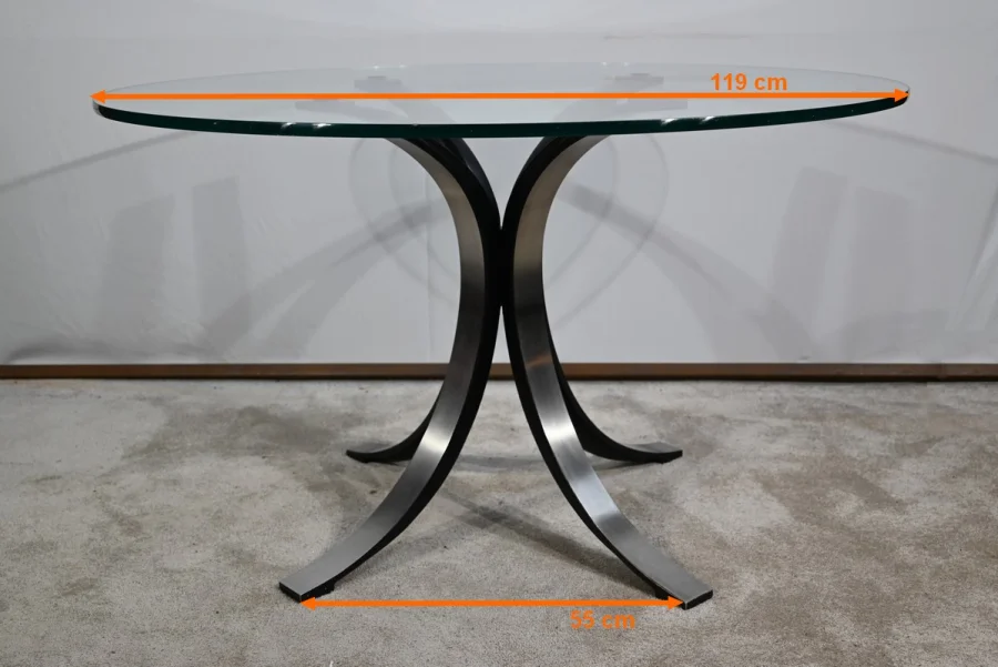 TISCH von E. GERLI und O. BORSANI für TECNO