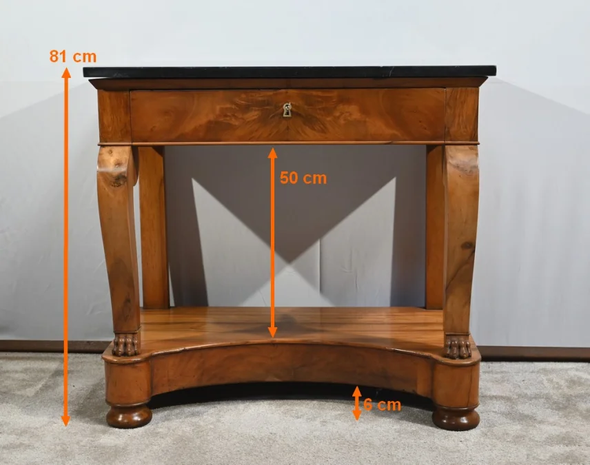 FRENCH  RESTAURATION PERIOD CONSOLE TABLE