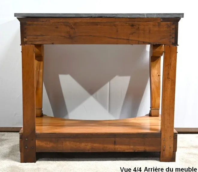 Petite Console de Propriété en Noyer, époque Restauration – Début XIXe