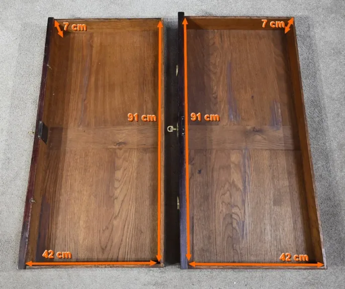 Exceptionnel Bureau Cylindre Vitrine en Bois Précieux – Fin XVIIIe