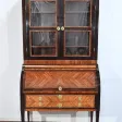 Exceptionnel Bureau Cylindre Vitrine en Bois Précieux – Fin XVIIIe