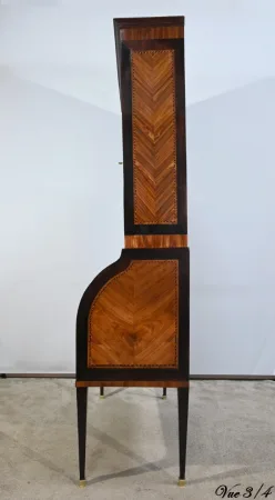 Exceptionnel Bureau Cylindre Vitrine en Bois Précieux – Fin XVIIIe