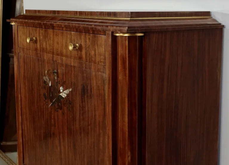 Secrétaire en Bois Précieux, signé J. Leleu, Art Déco – 1940
