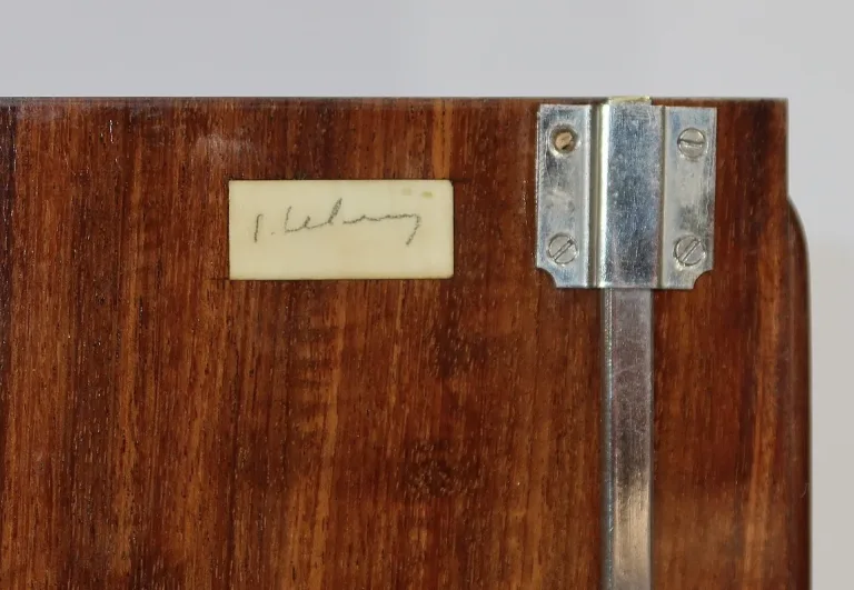Secrétaire en Bois Précieux, signé J. Leleu, Art Déco – 1940
