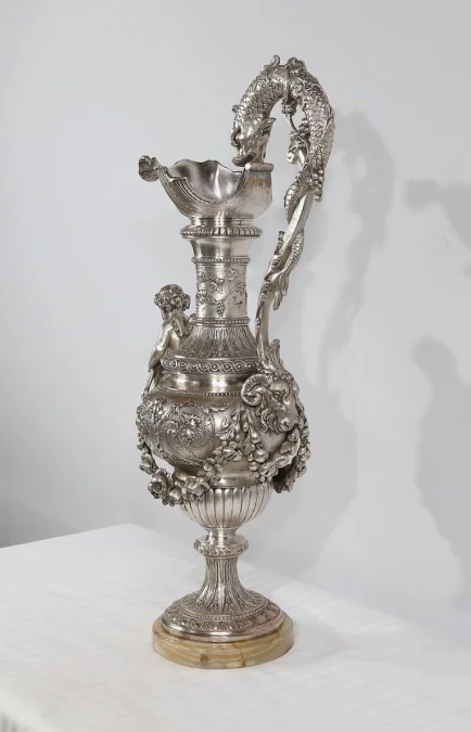 Importante Aiguière Argentée, style Louis XVI – XIXe