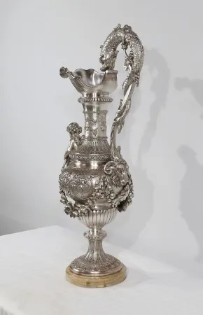Importante Aiguière Argentée, style Louis XVI – XIXe