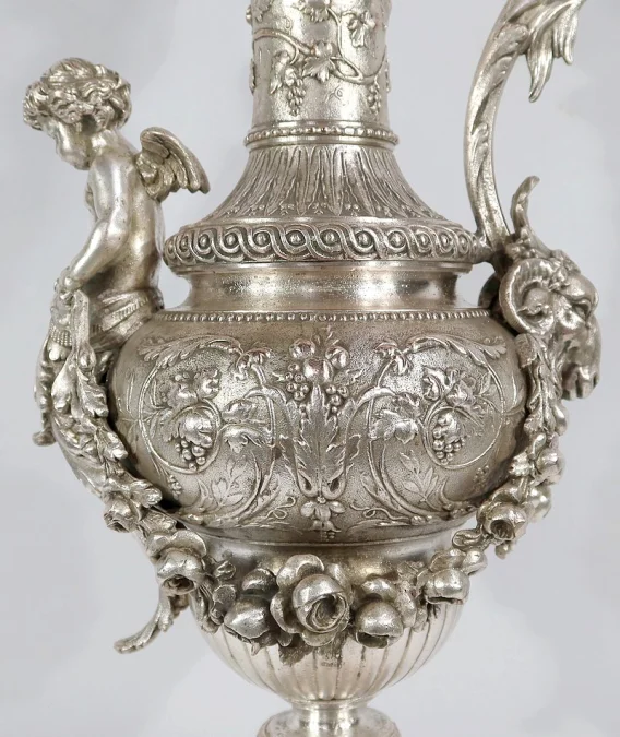 Importante Aiguière Argentée, style Louis XVI – XIXe