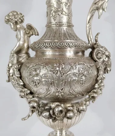 Importante Aiguière Argentée, style Louis XVI – XIXe