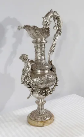 Importante Aiguière Argentée, style Louis XVI – XIXe