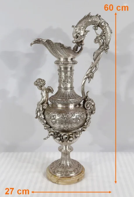 Importante Aiguière Argentée, style Louis XVI – XIXe