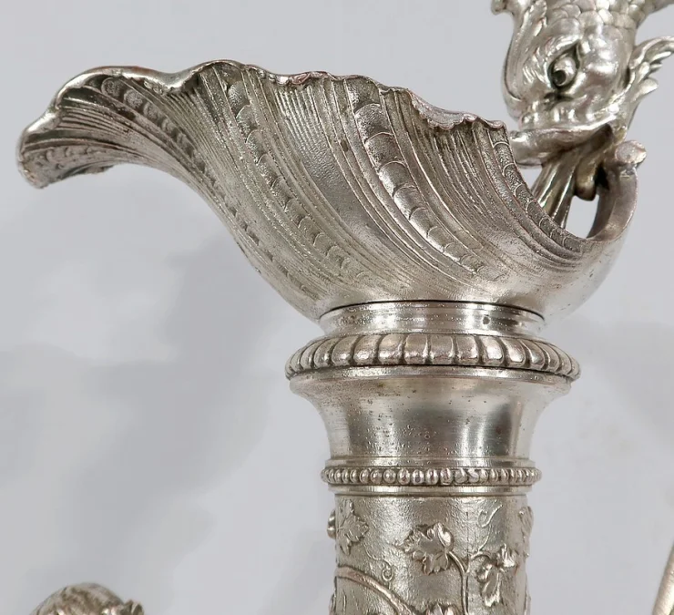 Importante Aiguière Argentée, style Louis XVI – XIXe