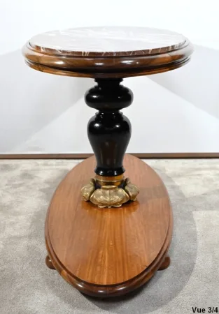Importante Table de Milieu en Acajou, Art Déco – Début XXe