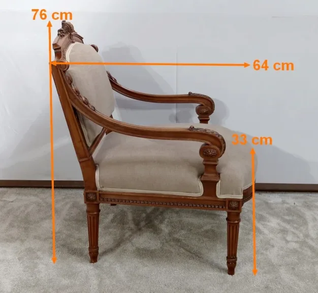 SILLÓN ESTILO LUIS XVI
