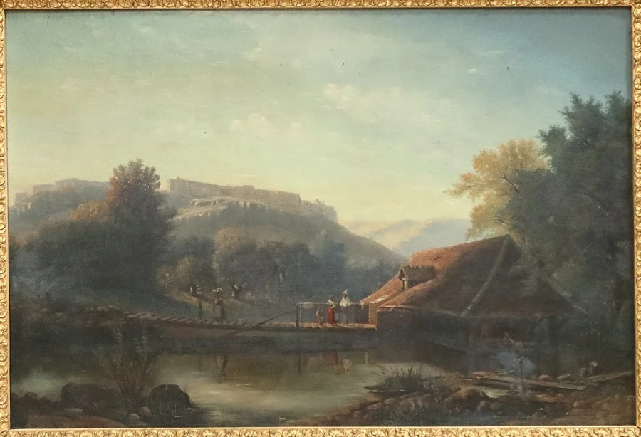 Öl aus dem 19. Jahrhundert auf Leinwand