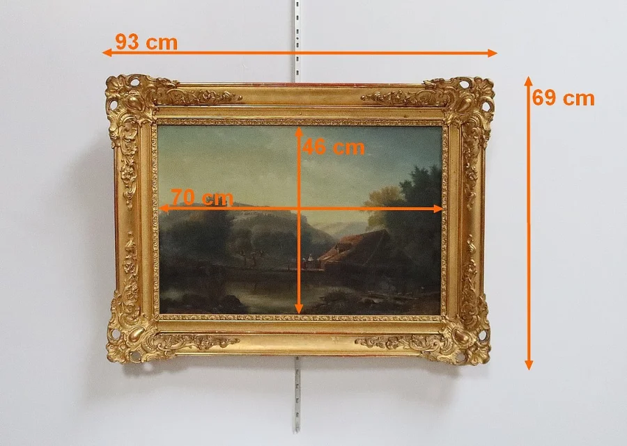 Öl aus dem 19. Jahrhundert auf Leinwand