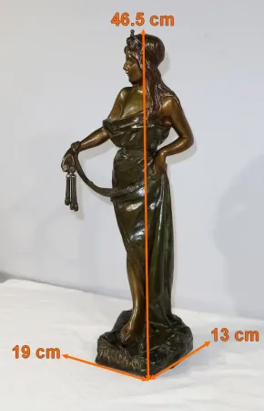 Bronze « Talisman » de E. Villanis – Début XXe