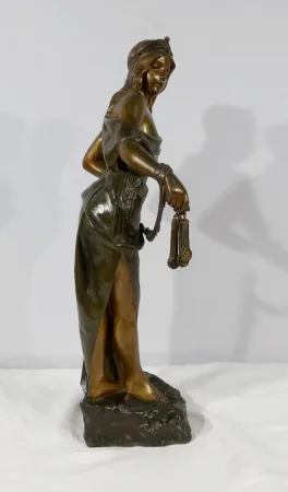 Bronze « Talisman » de E. Villanis – Début XXe