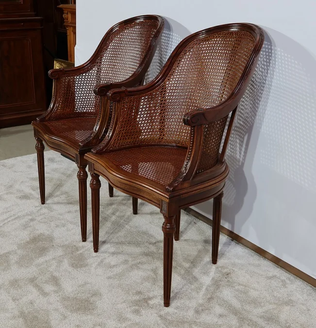 PAAR SESSEL IM LOUIS XVI-STIL