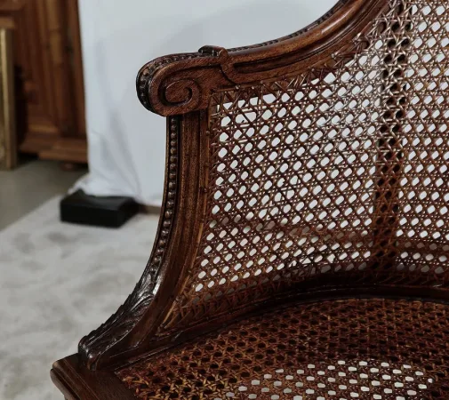Paire de Fauteuils en Acajou, style Louis XVI – Début XXe