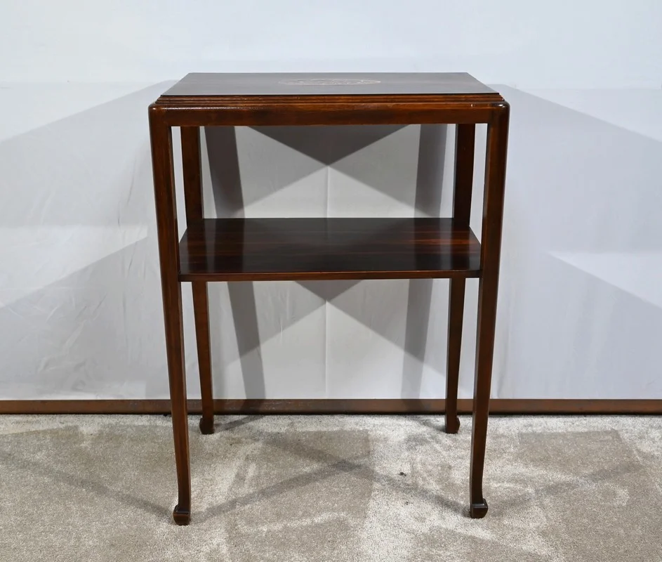 Table Desserte en Ébène, estampillée Majorelle – 1910