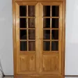 Armoire-Bibliothèque en Merisier Massif – Fin XIXe