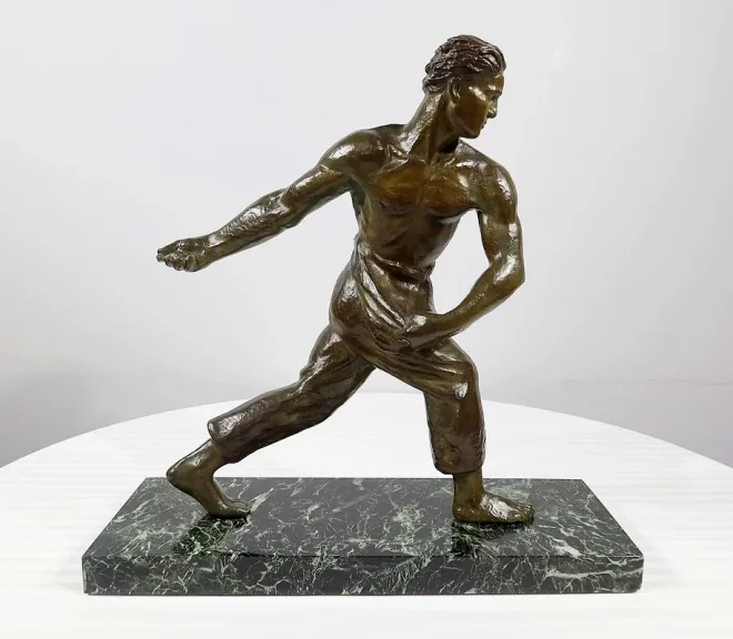 Bronze « le Semeur » de A. Kelety, Art Déco – 1930