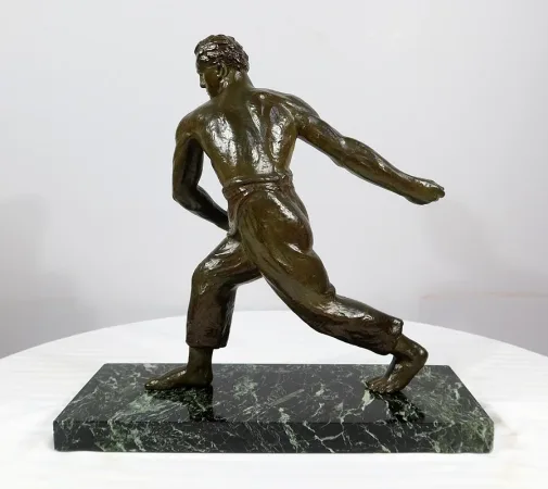 Bronze « le Semeur » de A. Kelety, Art Déco – 1930