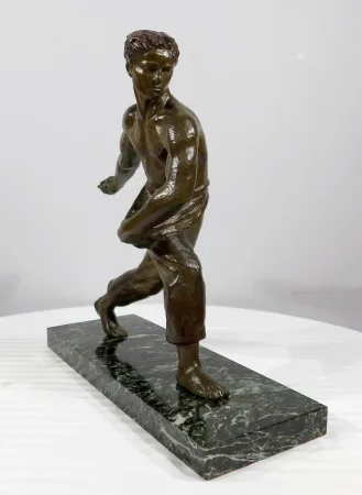 Bronze « le Semeur » de A. Kelety, Art Déco – 1930