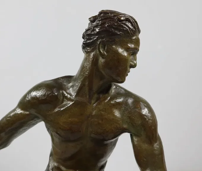 Bronze « le Semeur » de A. Kelety, Art Déco – 1930