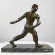 Bronze « le Semeur » de A. Kelety, Art Déco – 1930