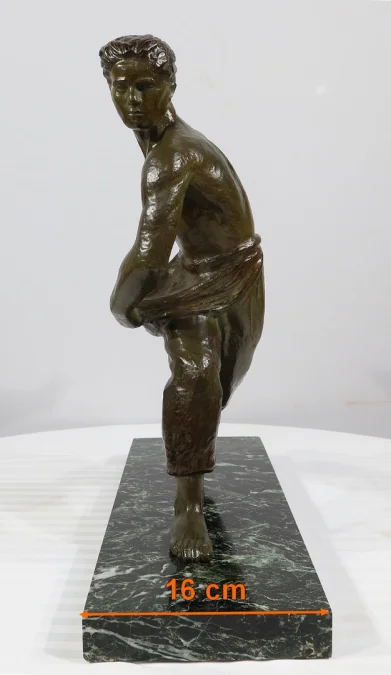 ART DECO ZEIT BRONZE von A. KELLETY