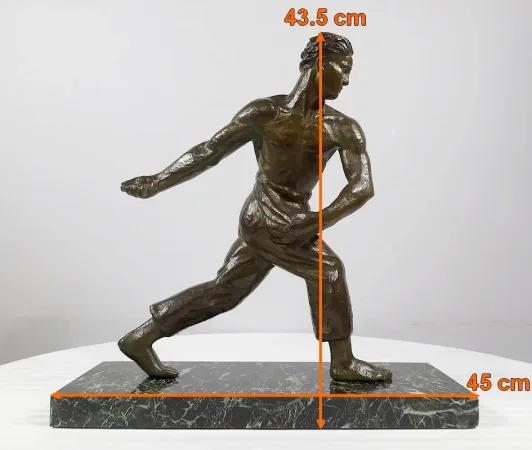 Bronze « le Semeur » de A. Kelety, Art Déco – 1930