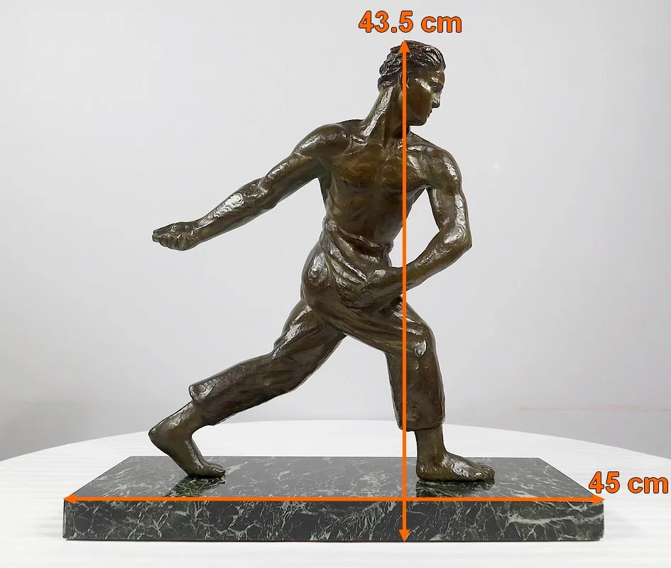 ART DECO PERIOD BRONZE by A. KELLETY