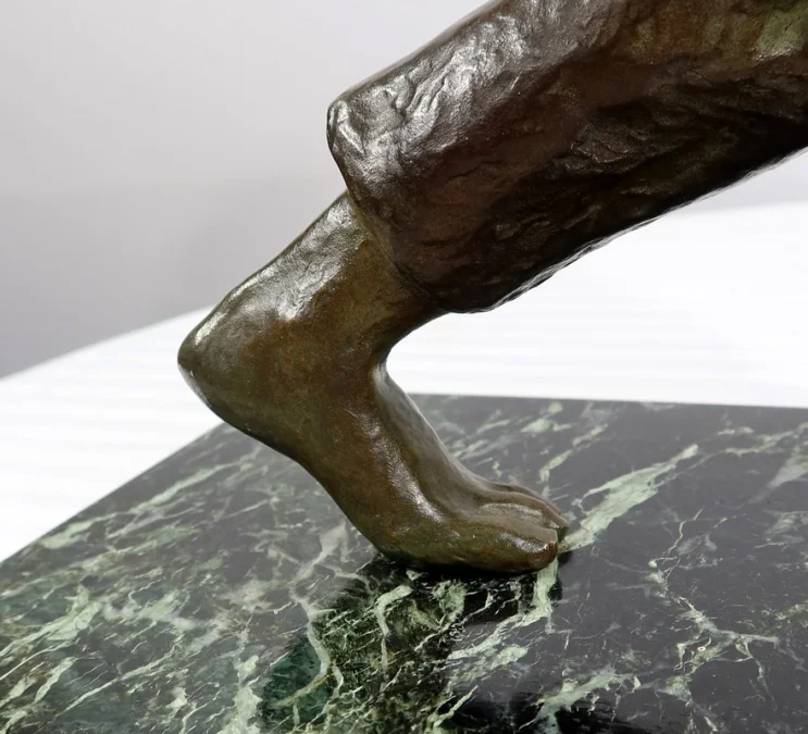 ART DECO ZEIT BRONZE von A. KELLETY