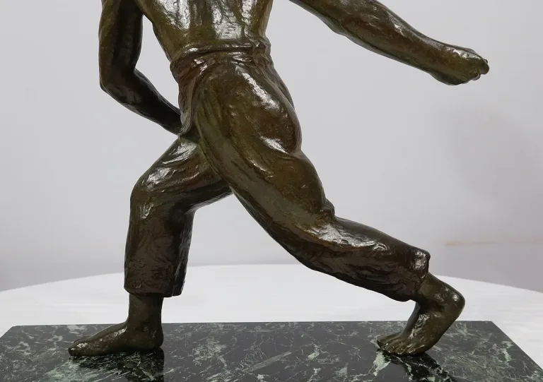 Bronze « le Semeur » de A. Kelety, Art Déco – 1930