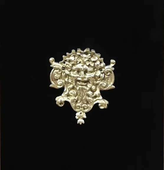 Petite Vitrine en Laiton et Poirier Noirci, époque Napoléon III – Milieu XIXe