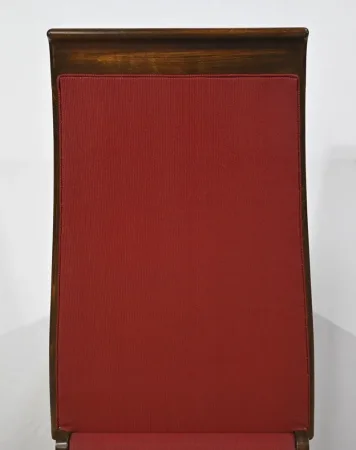 Suite de 8 Chaises en Hêtre Massif, attribuée à J.Leleu, Art Déco - 1940